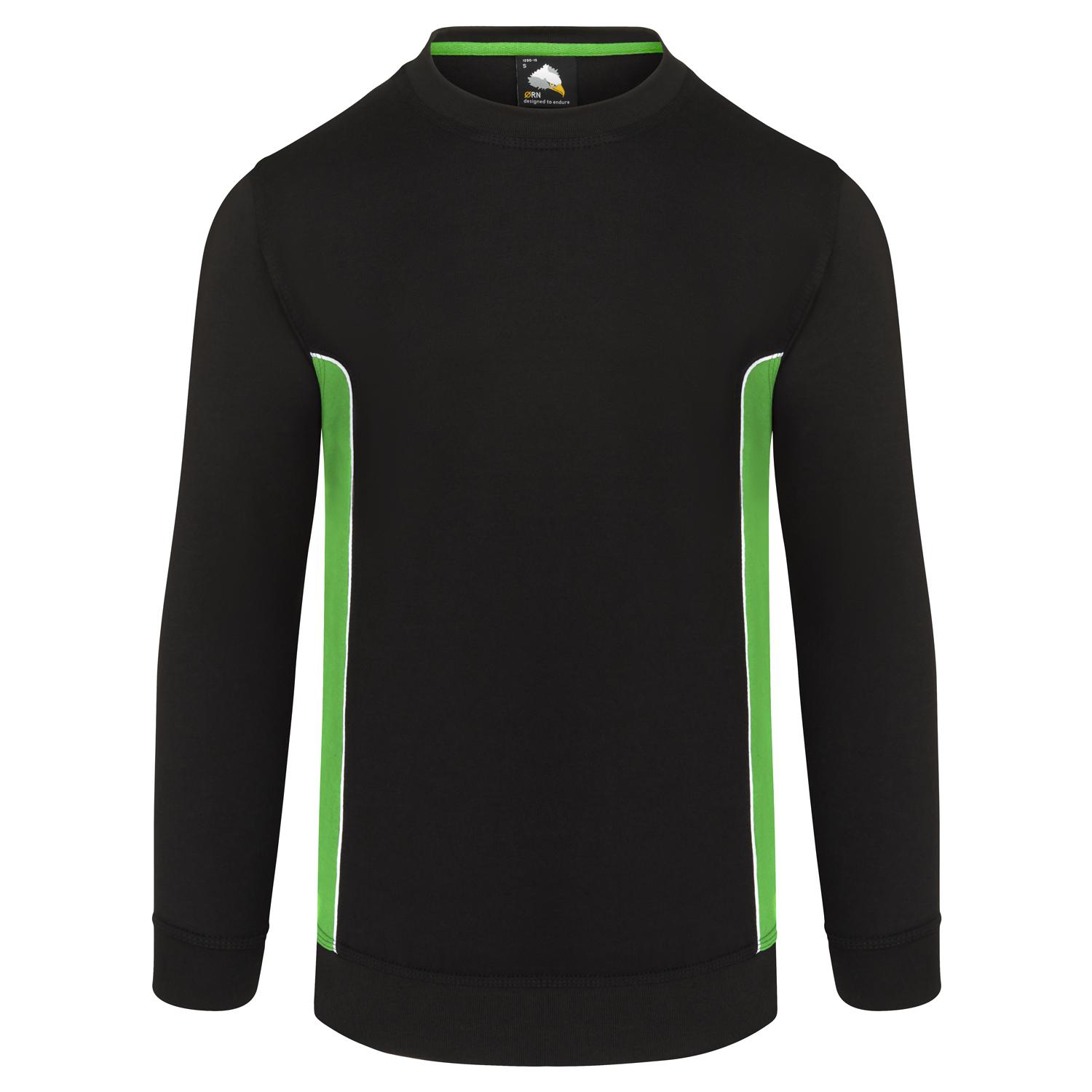 ORN ORN Silverswift Sweatshirt in Black - Lime