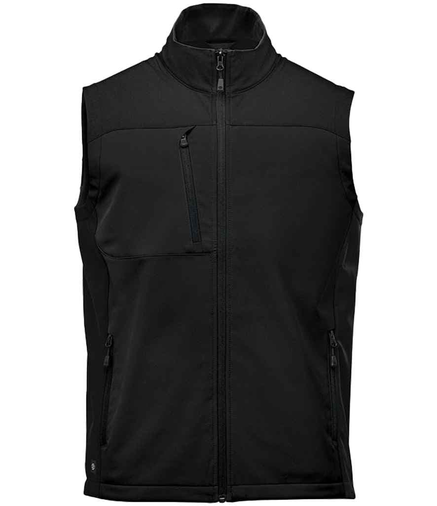 Stormtech Cascades Soft Shell Bodywarmer in Black/Black