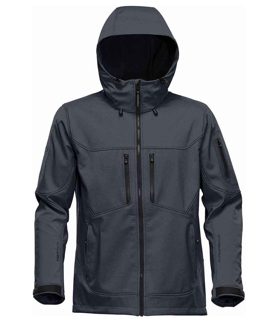 Stormtech Epsilon 2 Hooded Soft Shell Jacket in Charcoal Twill