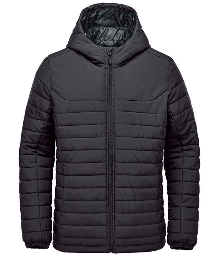 Stormtech Nautilus Quilted Hooded Jacket in Black