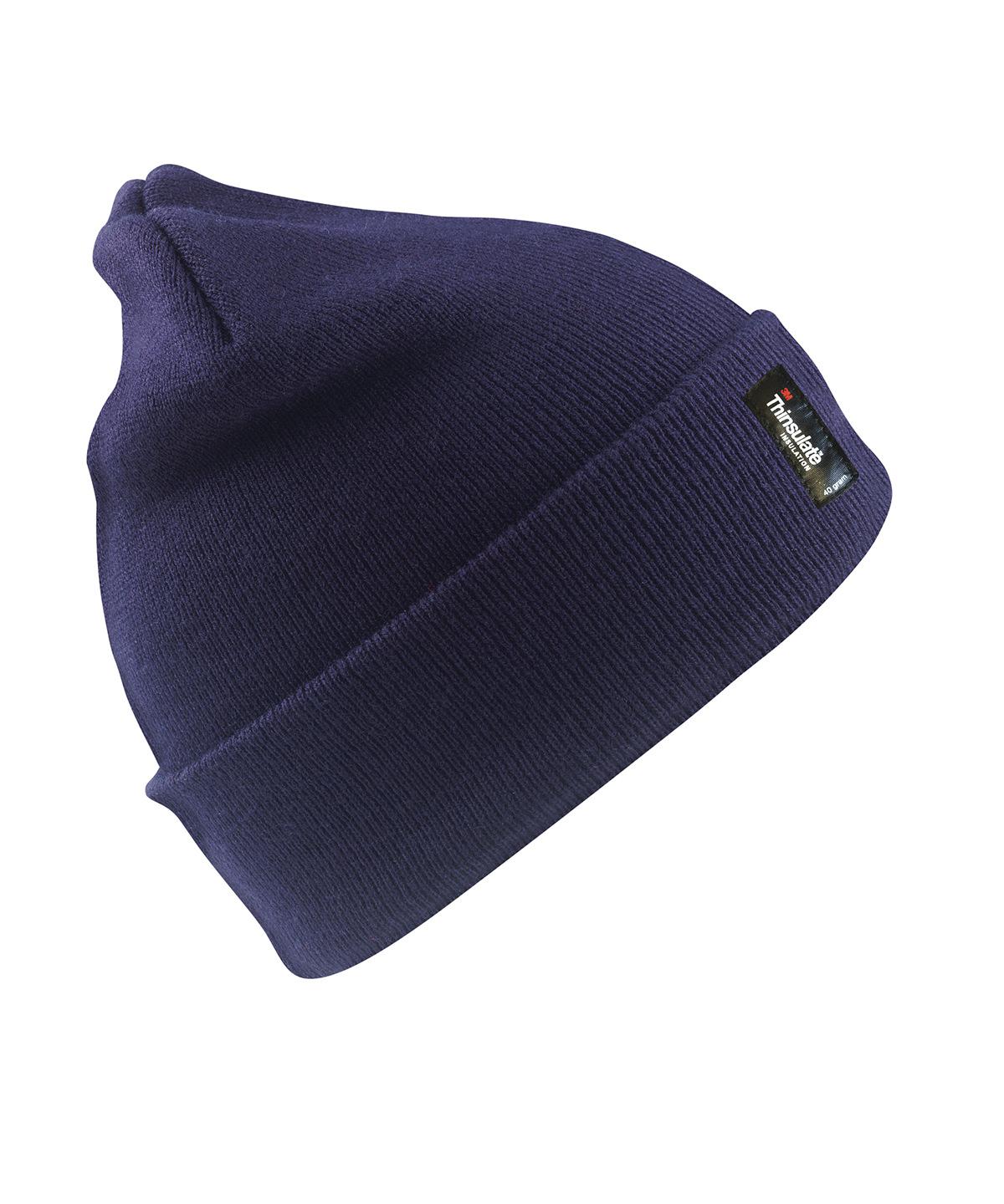 Result Result RC033 Heavyweight Thinsulate™ hat in Fluorescent Orange