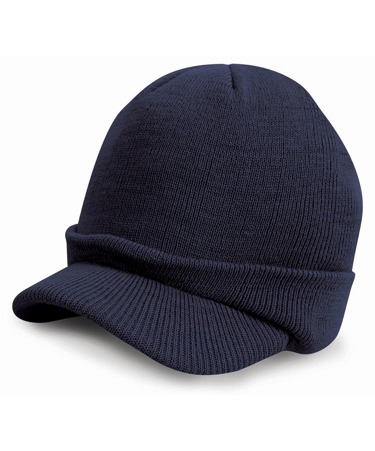 Result Result RC060 Esco army knitted hat in Navy