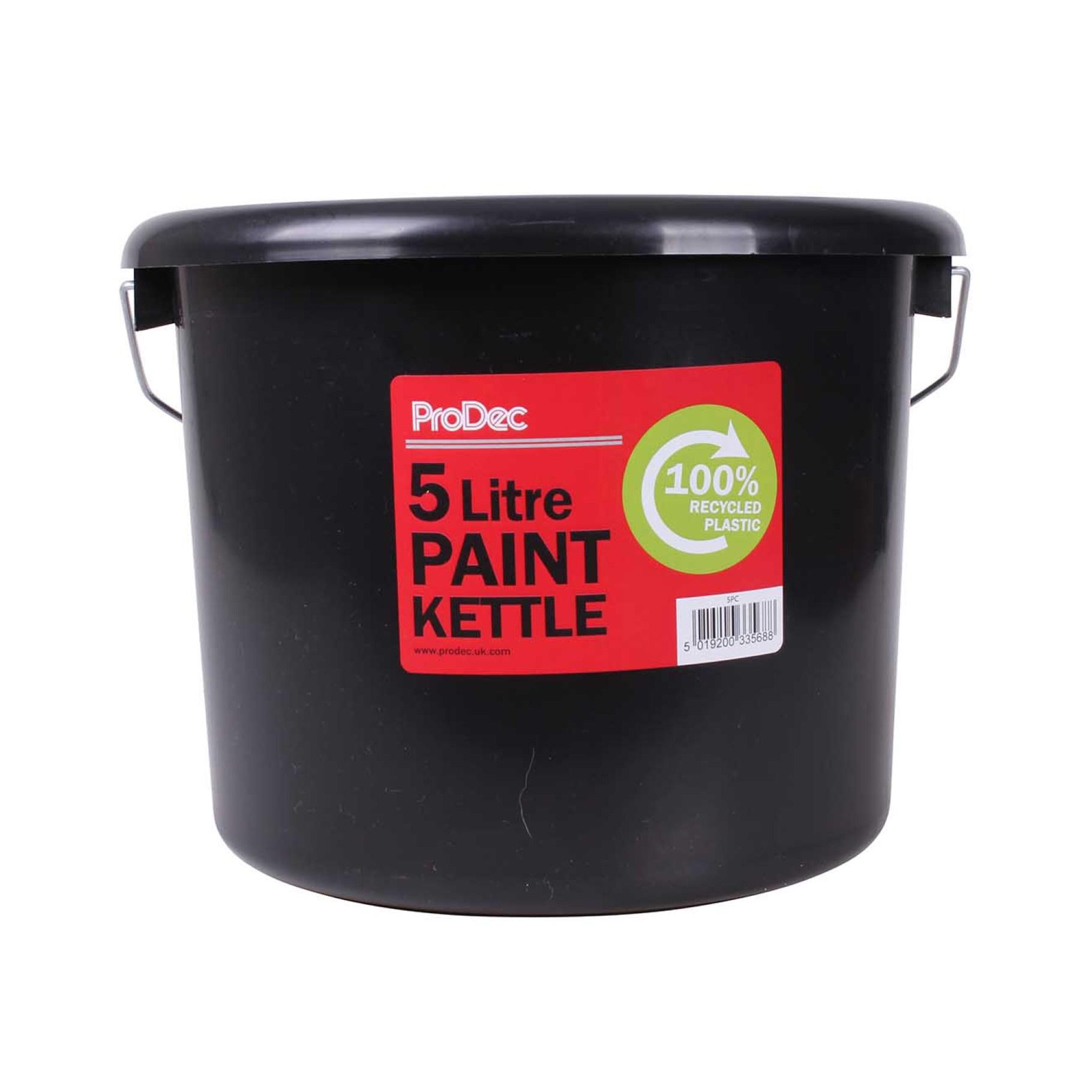 Unbranded 5 Litre Plastic Paint Kettle (black)