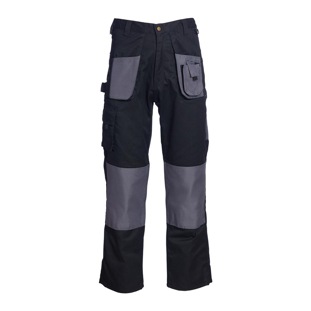 Blackrock Workman Trouser - Black/Grey, regular leg