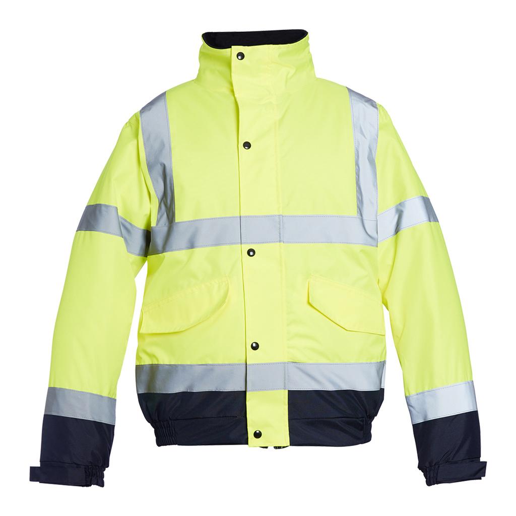 Blackrock Hi-Vis Two Tone Bomber - Yellow/Navy