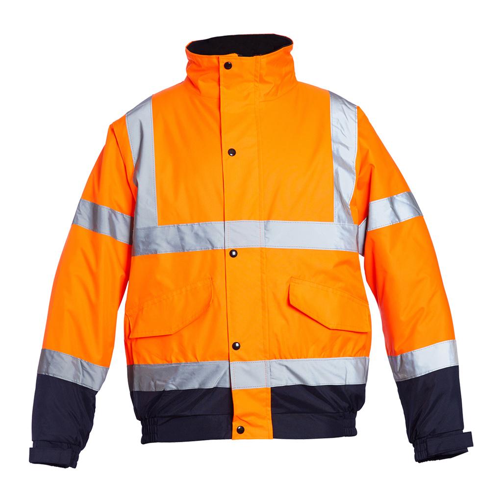 Blackrock Hi-Vis Two Tone Bomber - Orange/Navy
