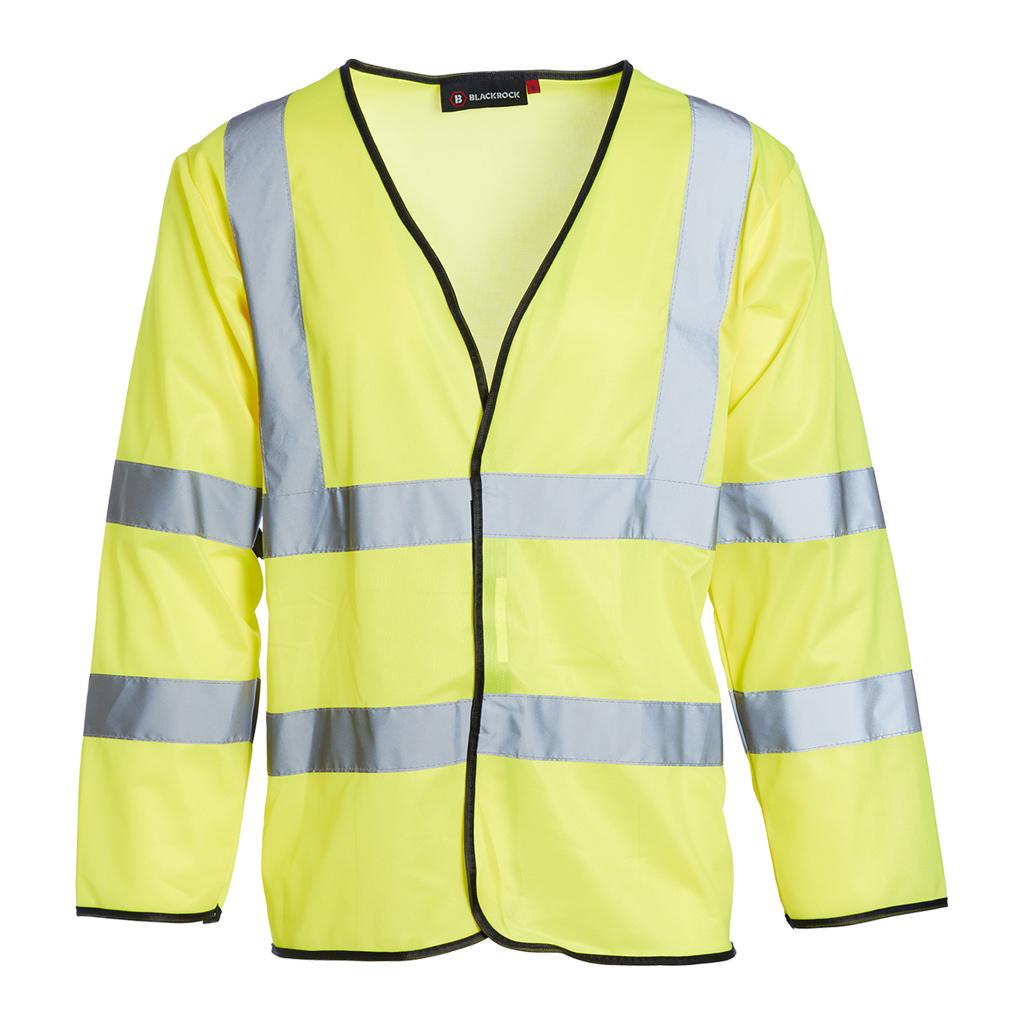 Blackrock Hi-Vis Long Sleeve Waistcoat - Yellow