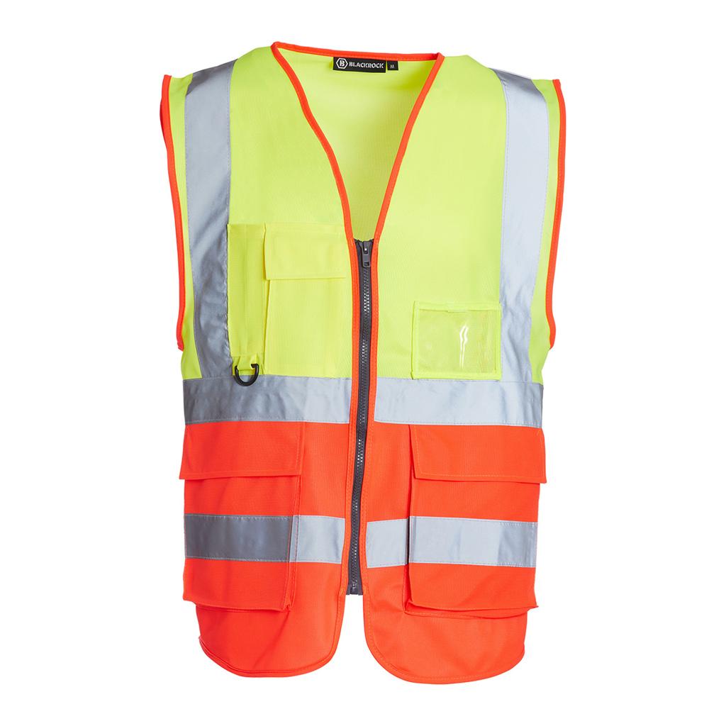 Blackrock Premium Hi-Vis Waistcoat - Yellow/Red