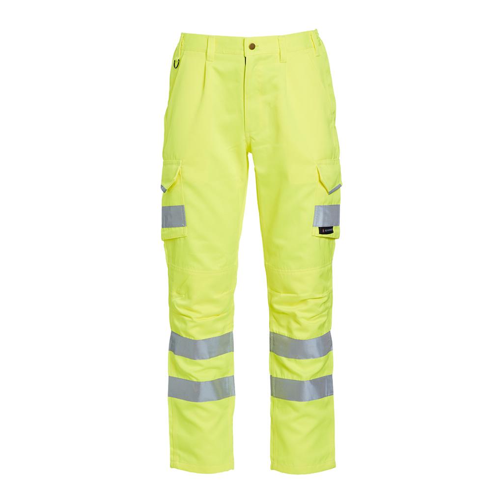 Blackrock Hi-Vis Polycotton Trousers - Yellow - 34"L
