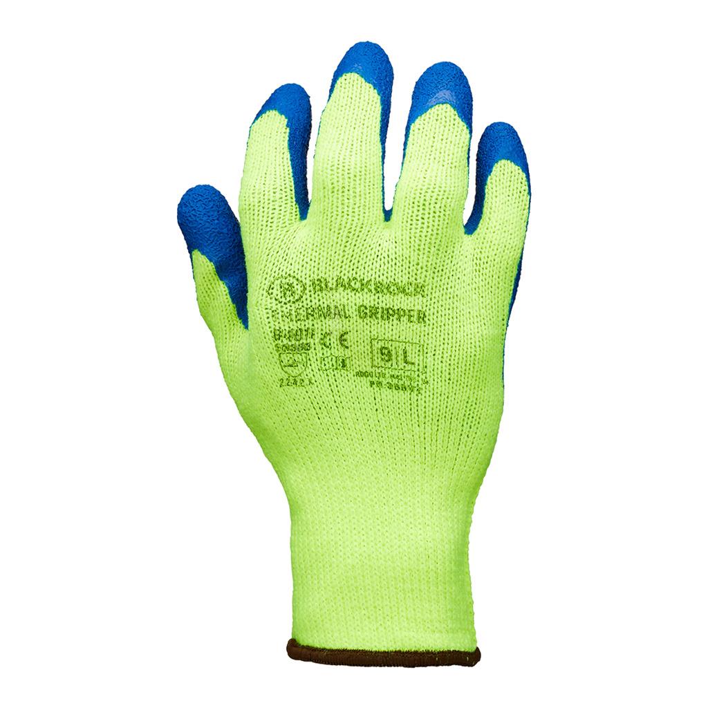 Thermal Latex Gripper Glove - box 24 pairs