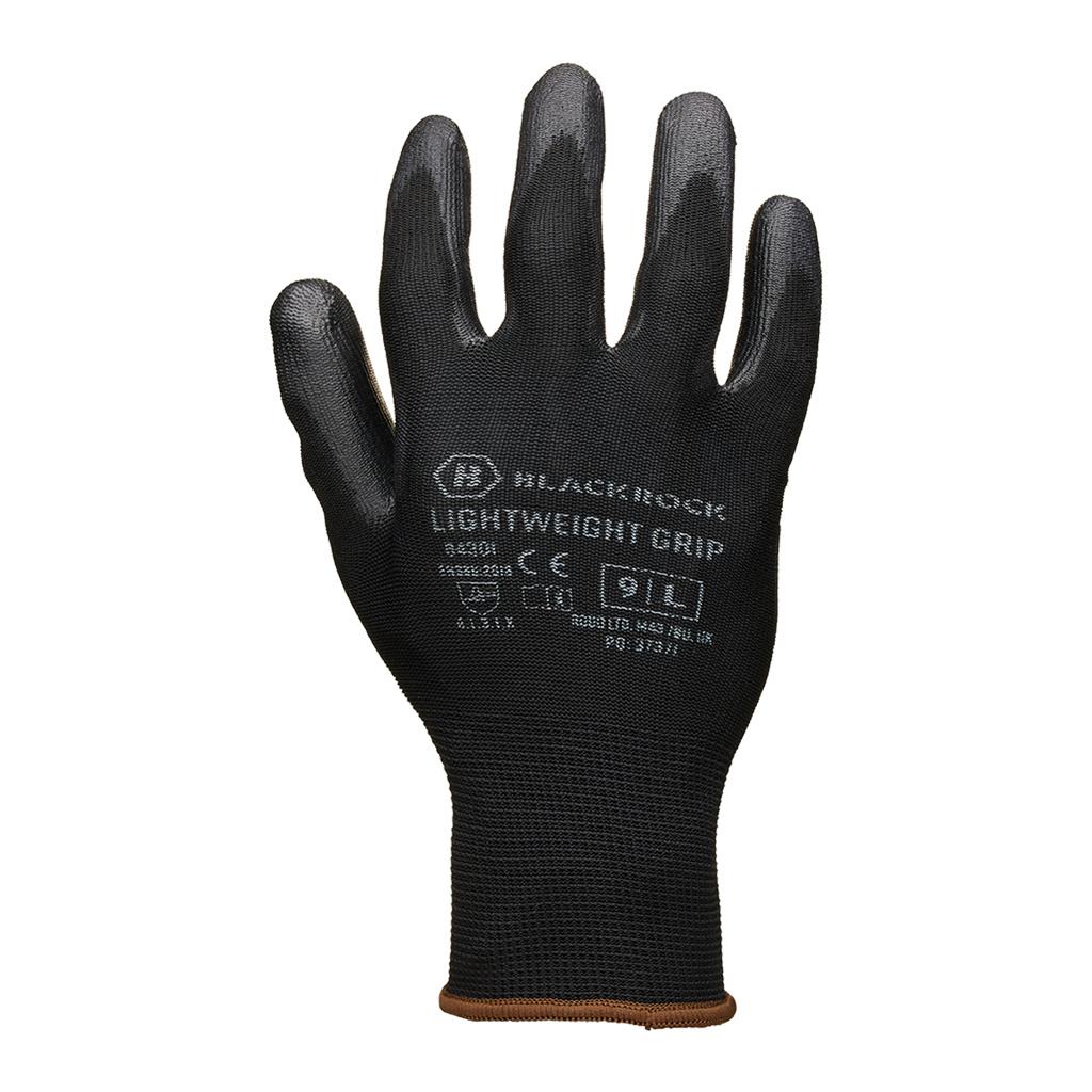 Blackrock Lightweight PU Gripper Glove - 6 pair pack