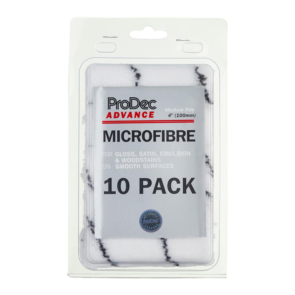 ProDec Advance 10pk 4" Medium Pile Microfibre Mini Roller