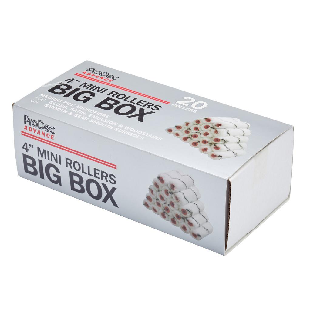 ProDec Advance 20pk 4" Big Box Medium Pile Microfibre Mini Roller