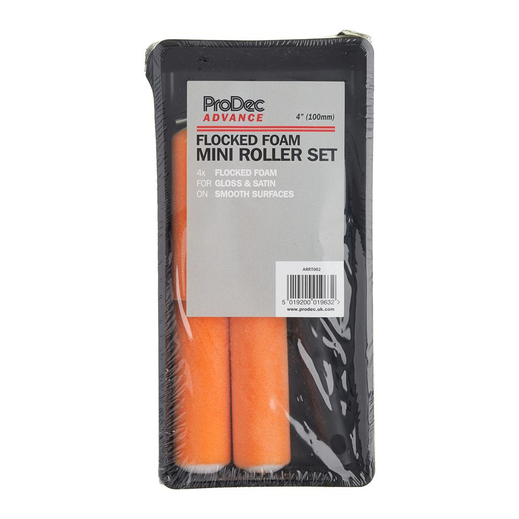 ProDec Advance 4" Flock Mini Roller, Frame & Tray Kit