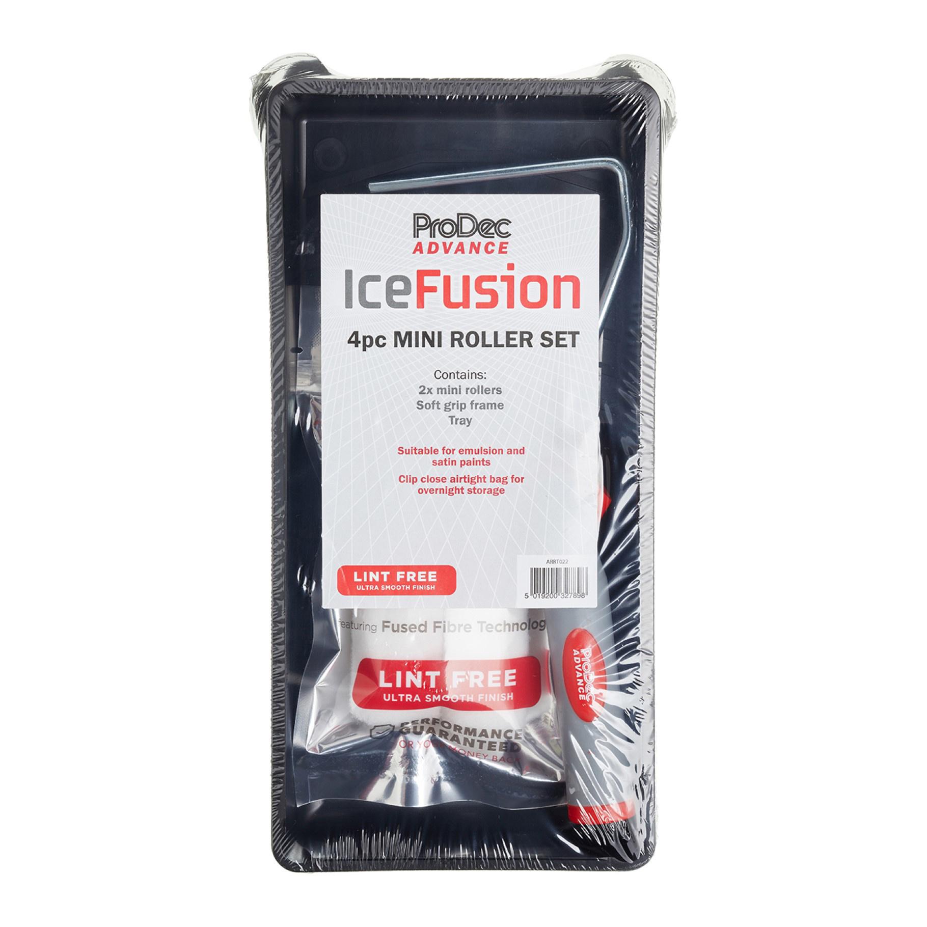 ProDec Advance 4" Ice Fusion 4pc Mini Roller Kit
