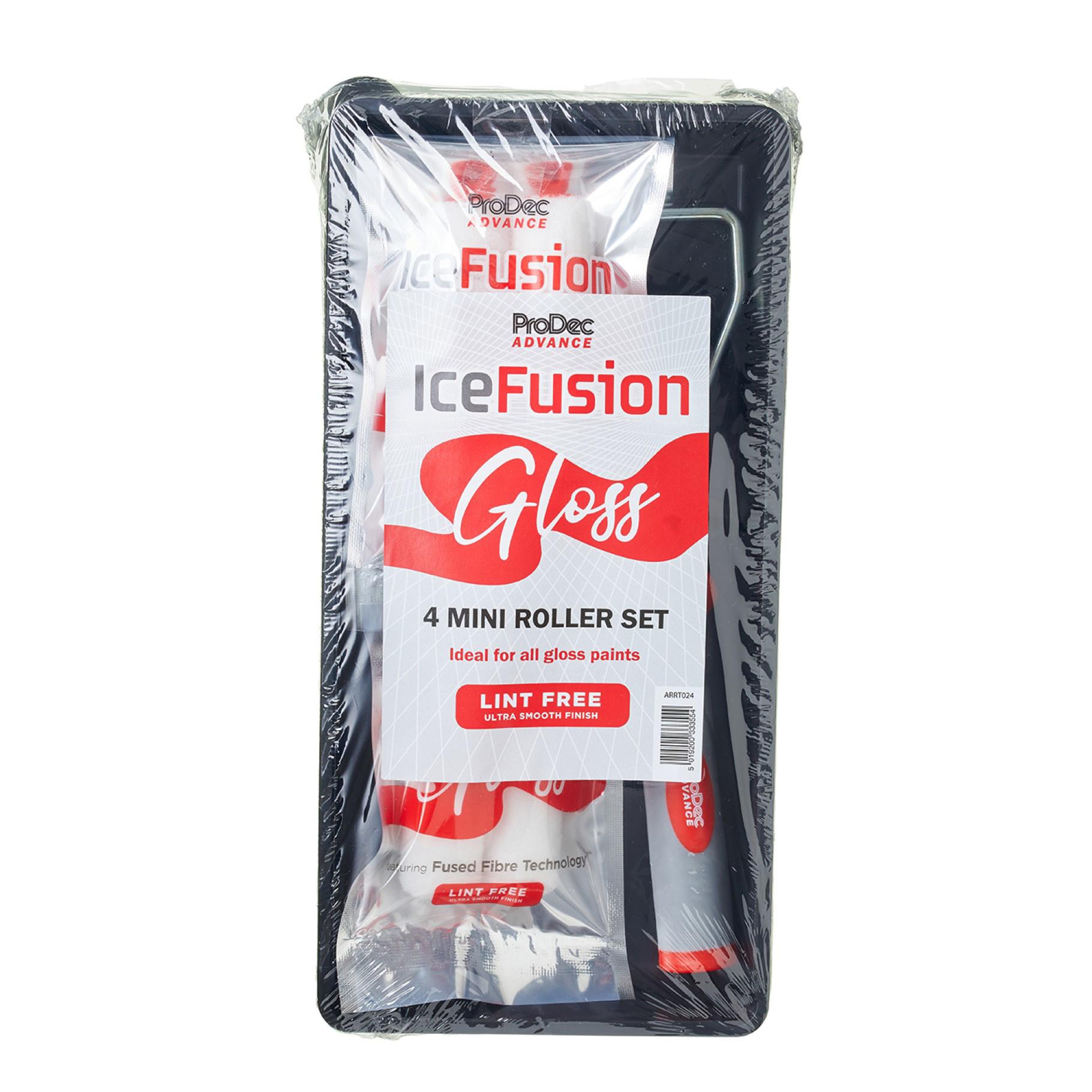 ProDec Advance 4" Ice Fusion Gloss 6pc Mini Roller Kit