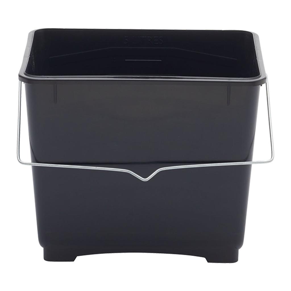 Unbranded 5 Litre Black Plastic Scuttle