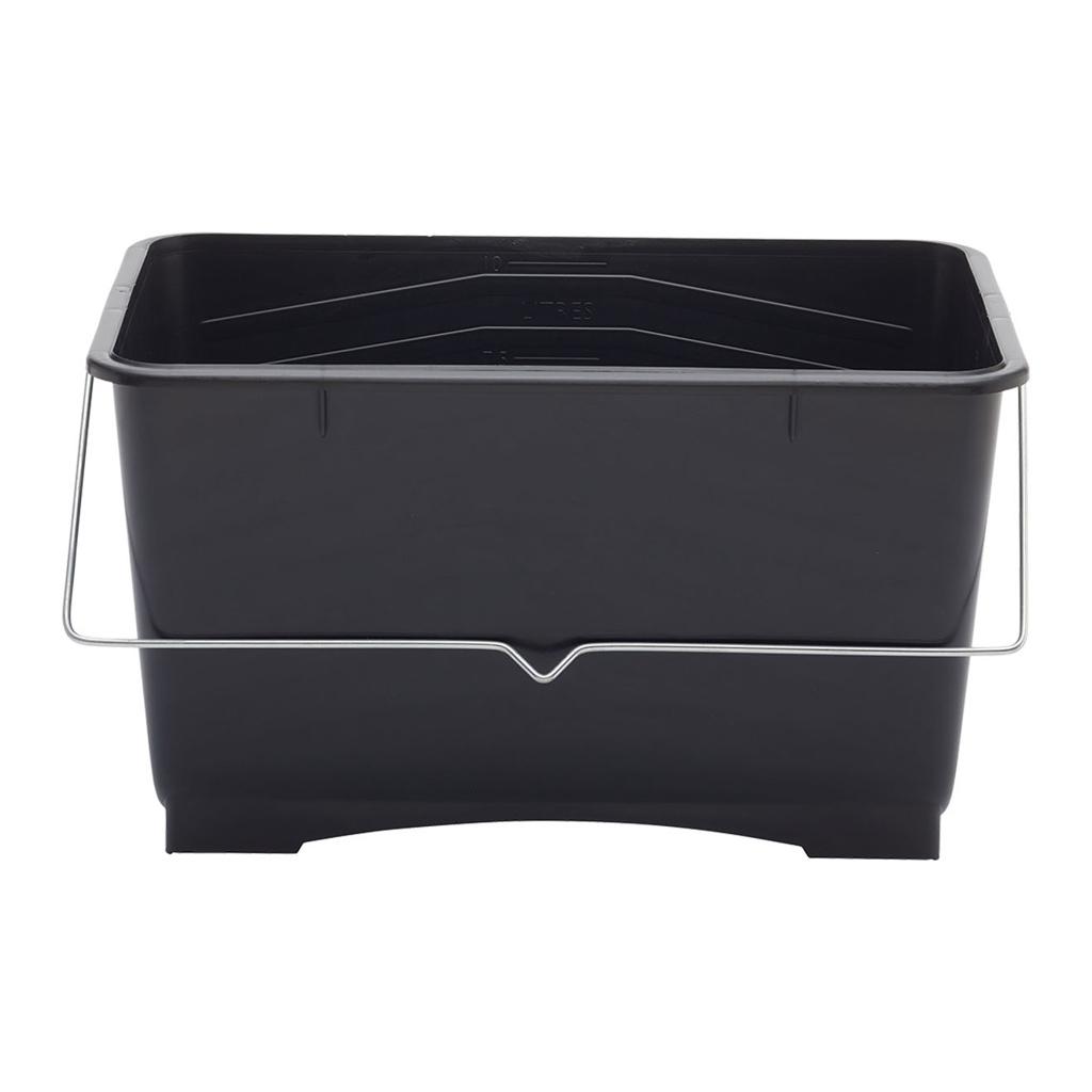 Unbranded 10 Litre Black Plastic Scuttle
