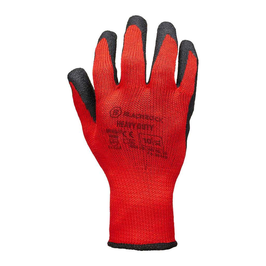 Heavy Duty Latex Gripper Glove - carded