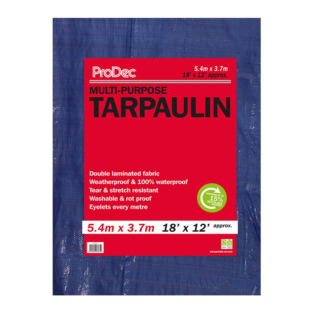ProDec 18' x 12' Blue Tarpaulin