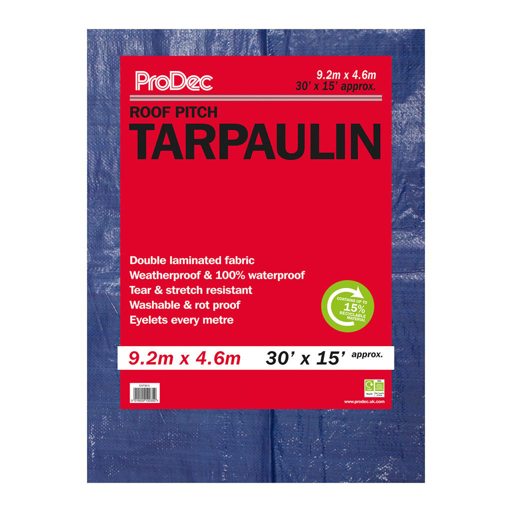 ProDec 30' x 15' Blue Tarpaulin