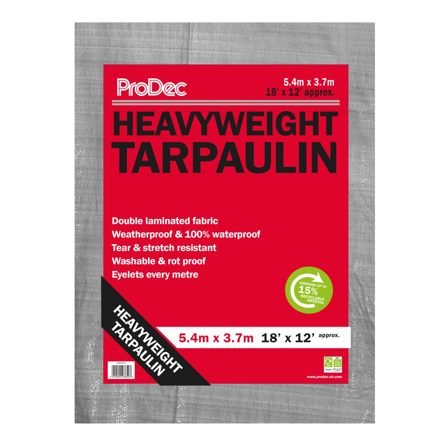 ProDec 18' x 12' Heavyweight Tarpaulin