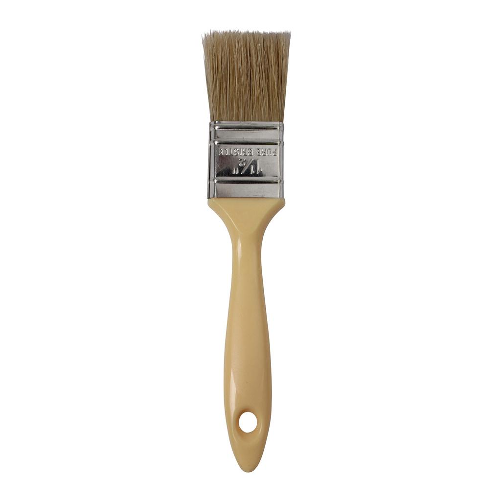Unbranded 1.5" Plastic Handle White Bristle Laminating Brush