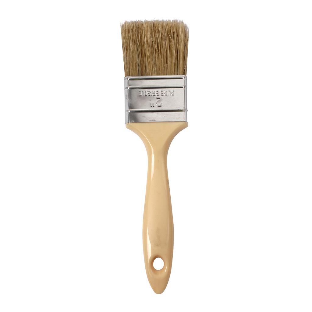 Unbranded 2" Plastic Handle White Bristle Laminating Brush