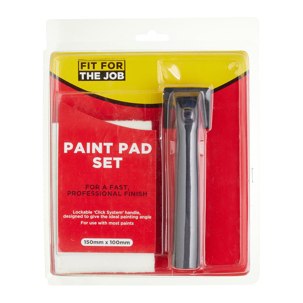 Fit For The Job Click System 6" x 4" Paint Pad and Handle