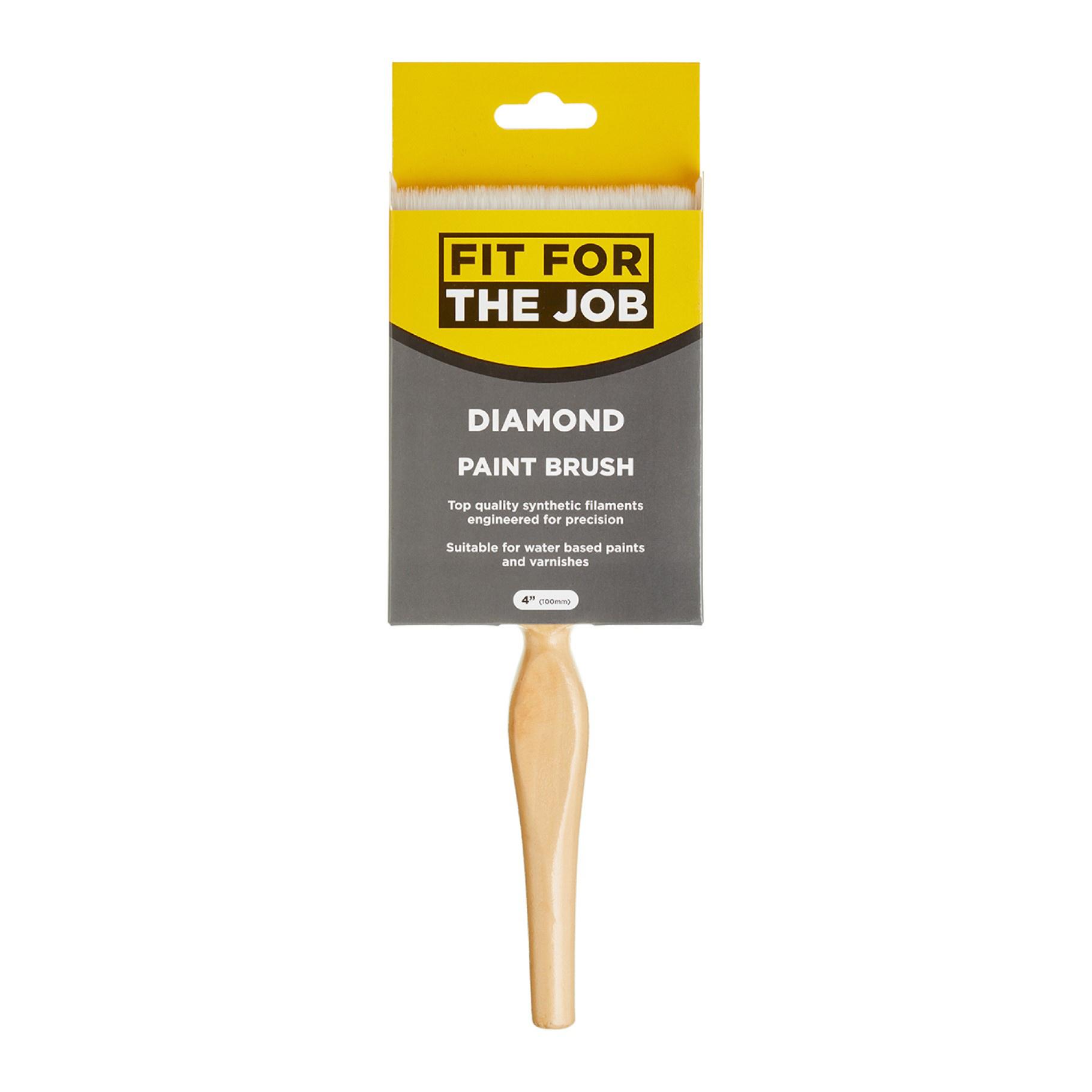 Fit For The Job 4" Diamond Paint Brush