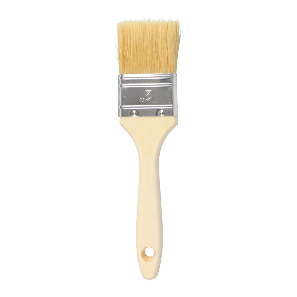 Unbranded 2" Value Wooden Handle Synthetic Laminating Brush