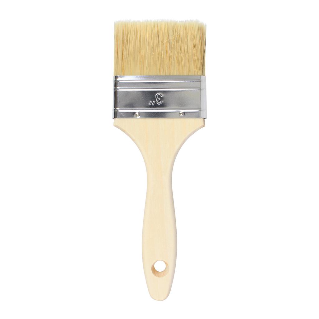Unbranded 3" Value Wooden Handle Synthetic Laminating Brush