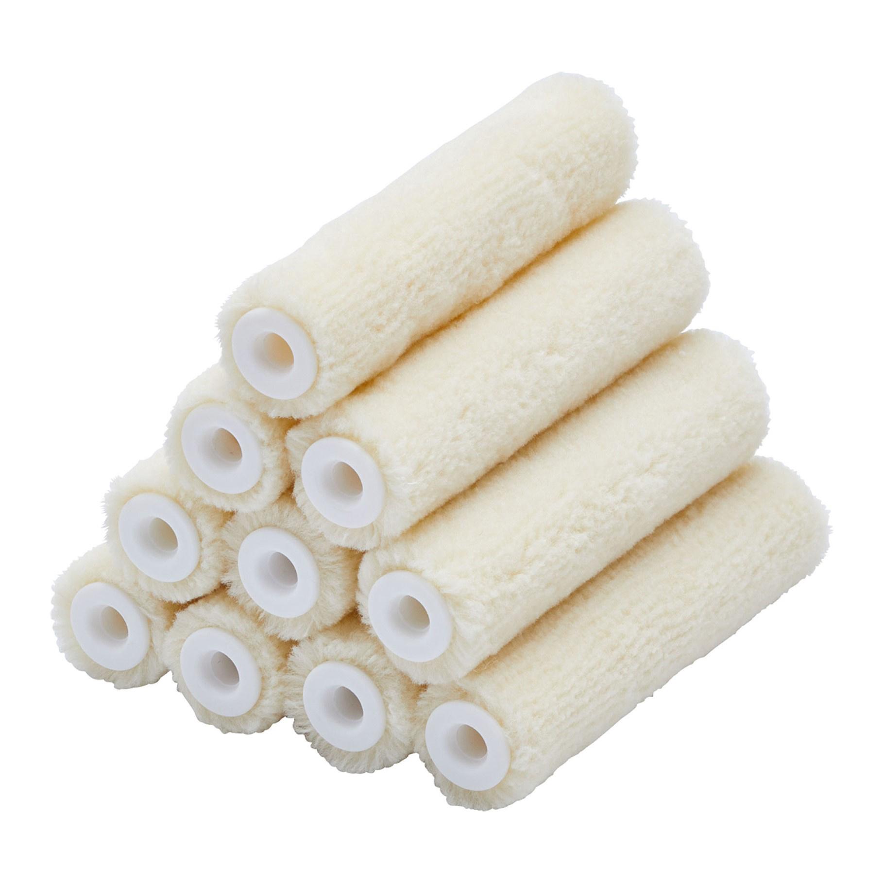 Unbranded 10pk 4" Velour Mini Roller 15mm core