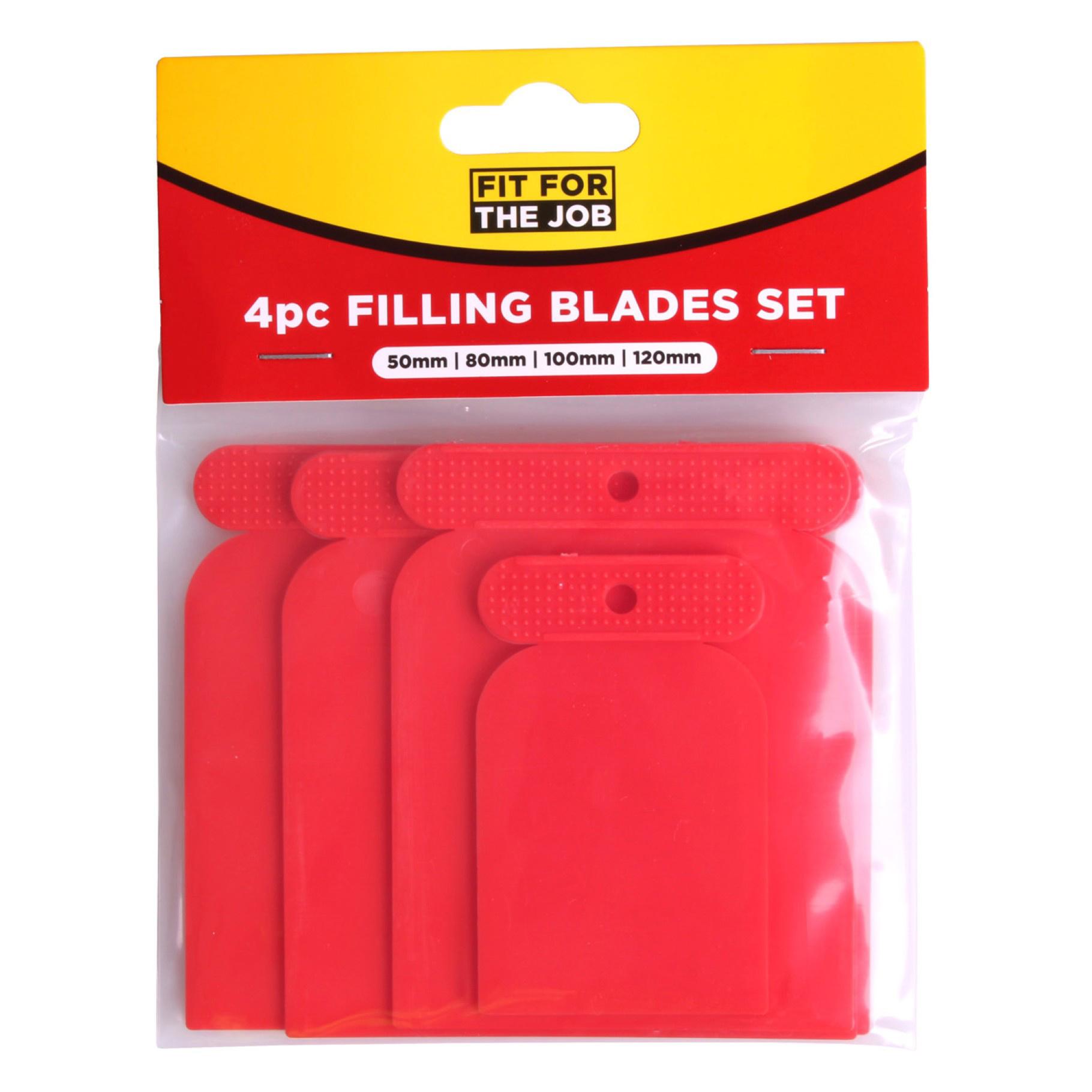 Fit For The Job 4pk Plastic Filling Blades