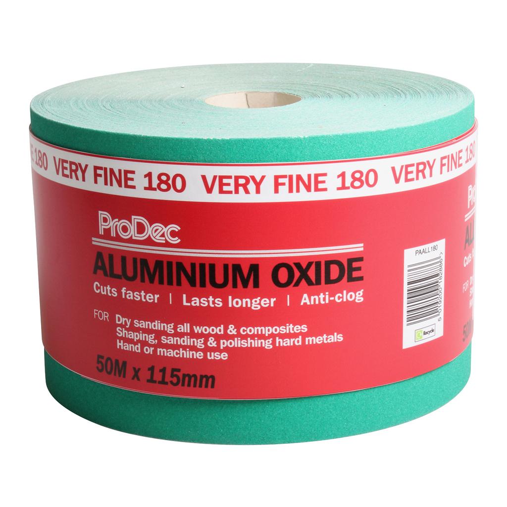 ProDec 50m Green Aluminium Oxide - 180 Grit