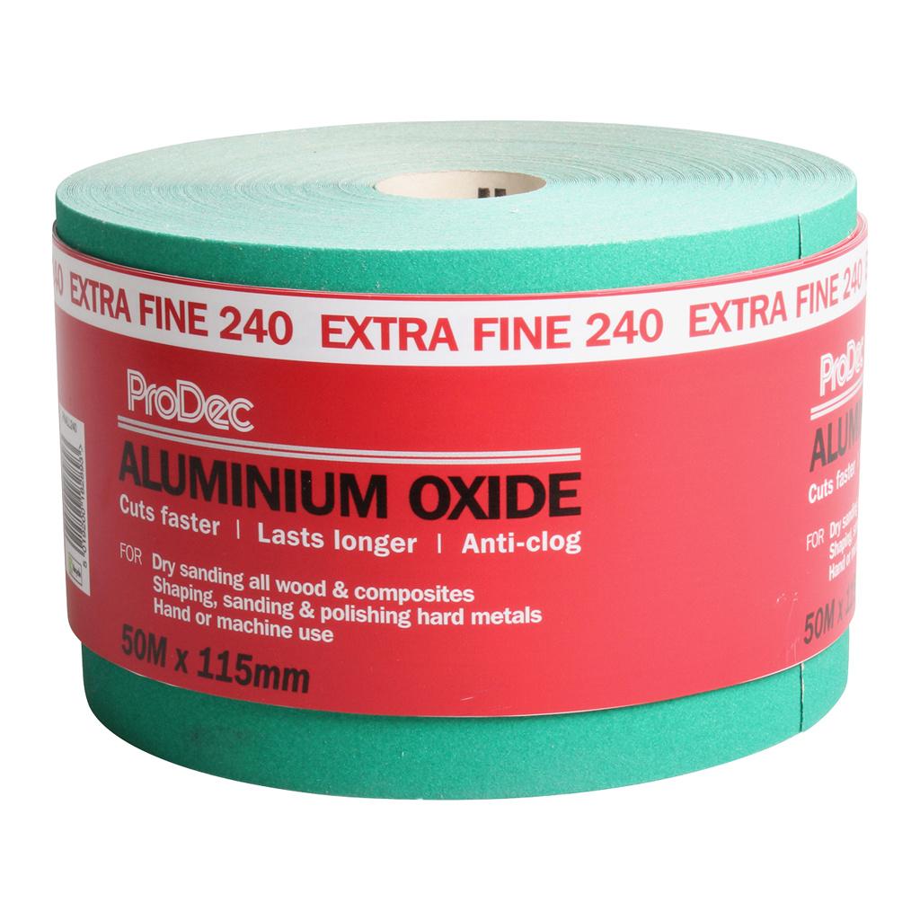 ProDec 50m Green Aluminium Oxide - 240 Grit