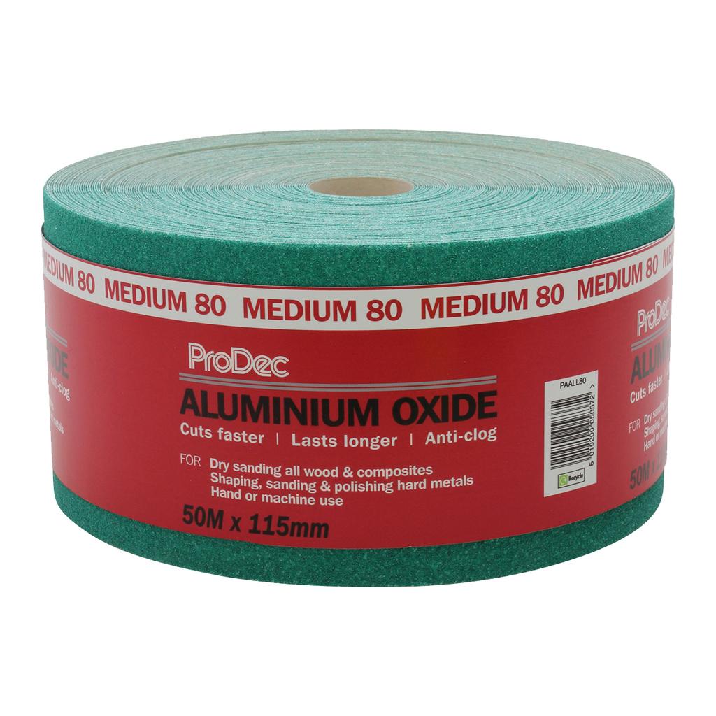 ProDec 50m Green Aluminium Oxide - 80 Grit