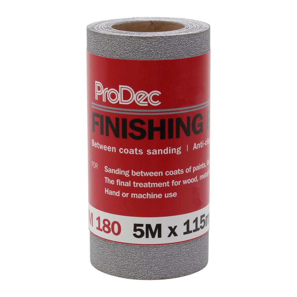 ProDec 5m Finishing Paper - 180 Grit