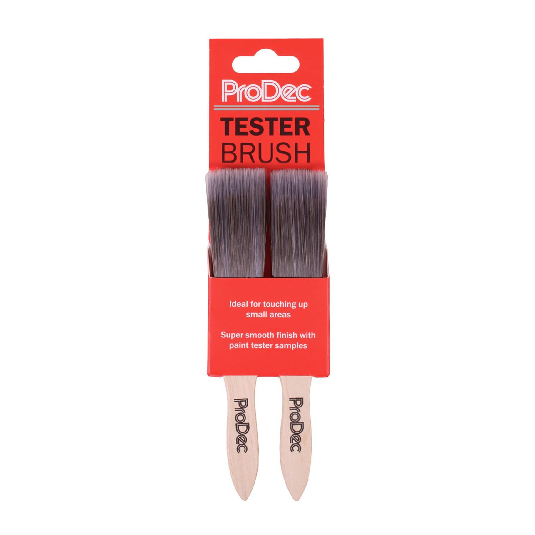 ProDec 1" Tester Pot Brush - twin pack