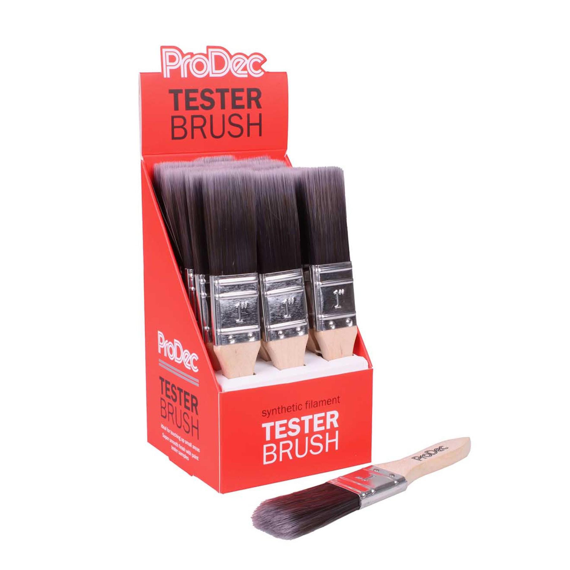 ProDec 1" Tester Pot Brush - CDU of 18 pcs
