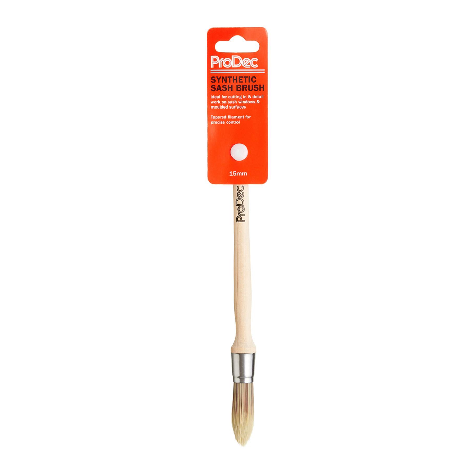 ProDec 15mm Pointed Synthetic Sash Brush