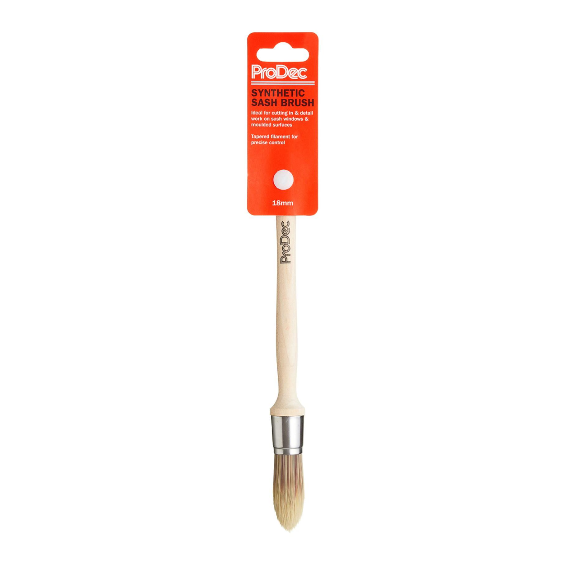 ProDec 18mm Pointed Synthetic Sash Brush