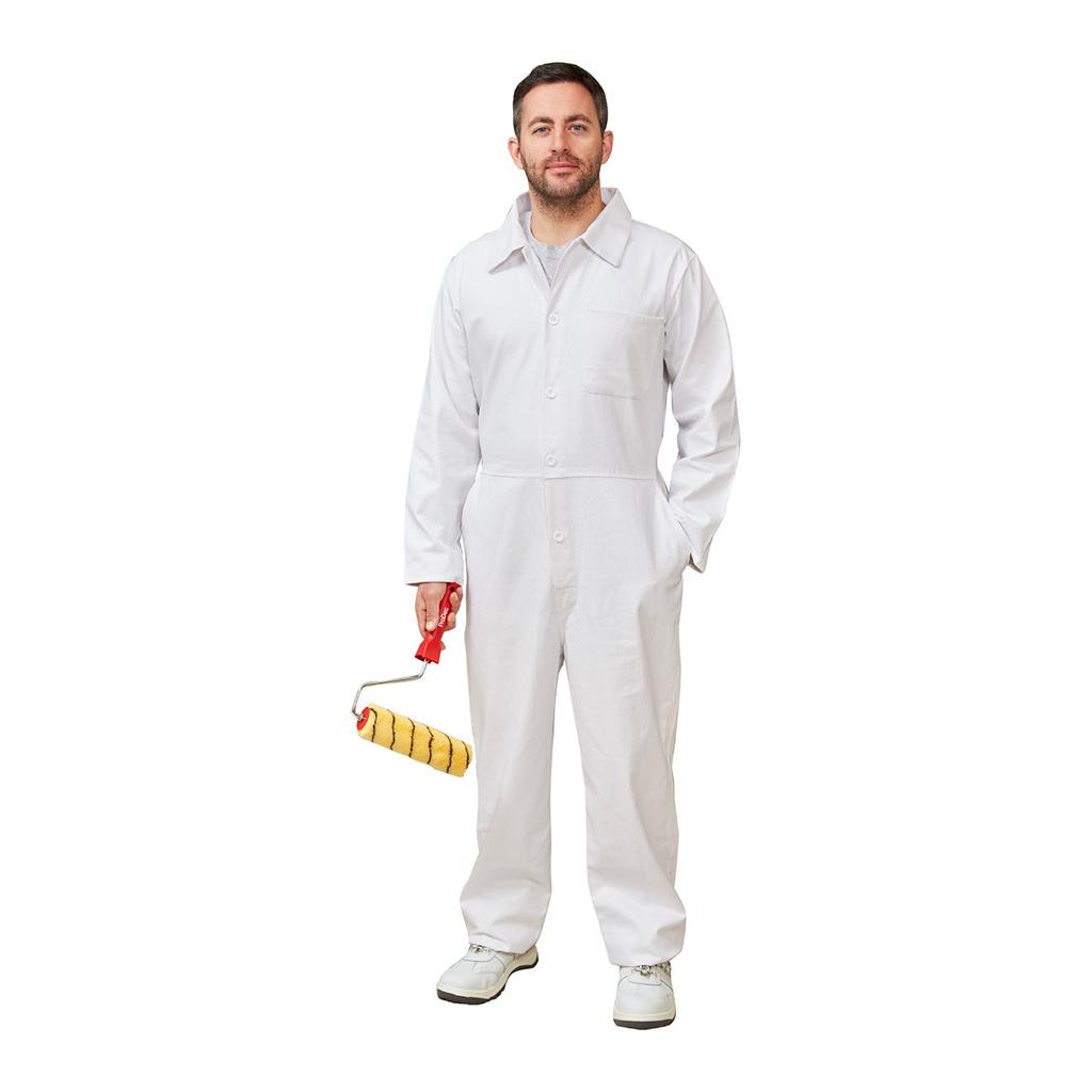 Fit For The Job White Boilersuit