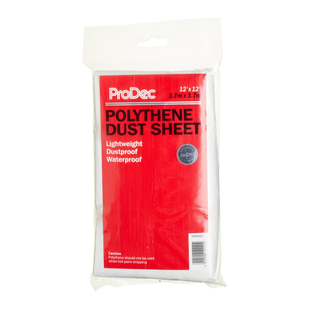 ProDec ProDec 12' x 12' Polythene Dust Sheet