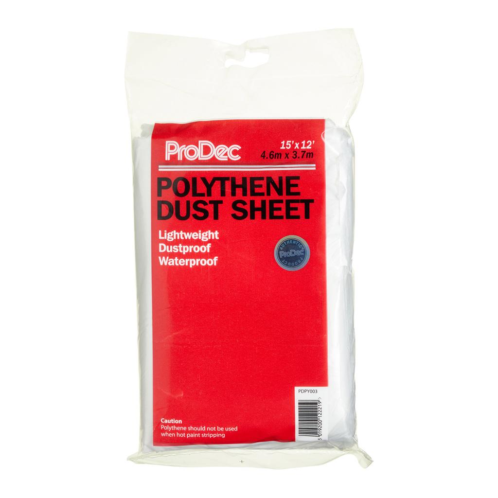 ProDec 15' x 12' Polythene Dust Sheet
