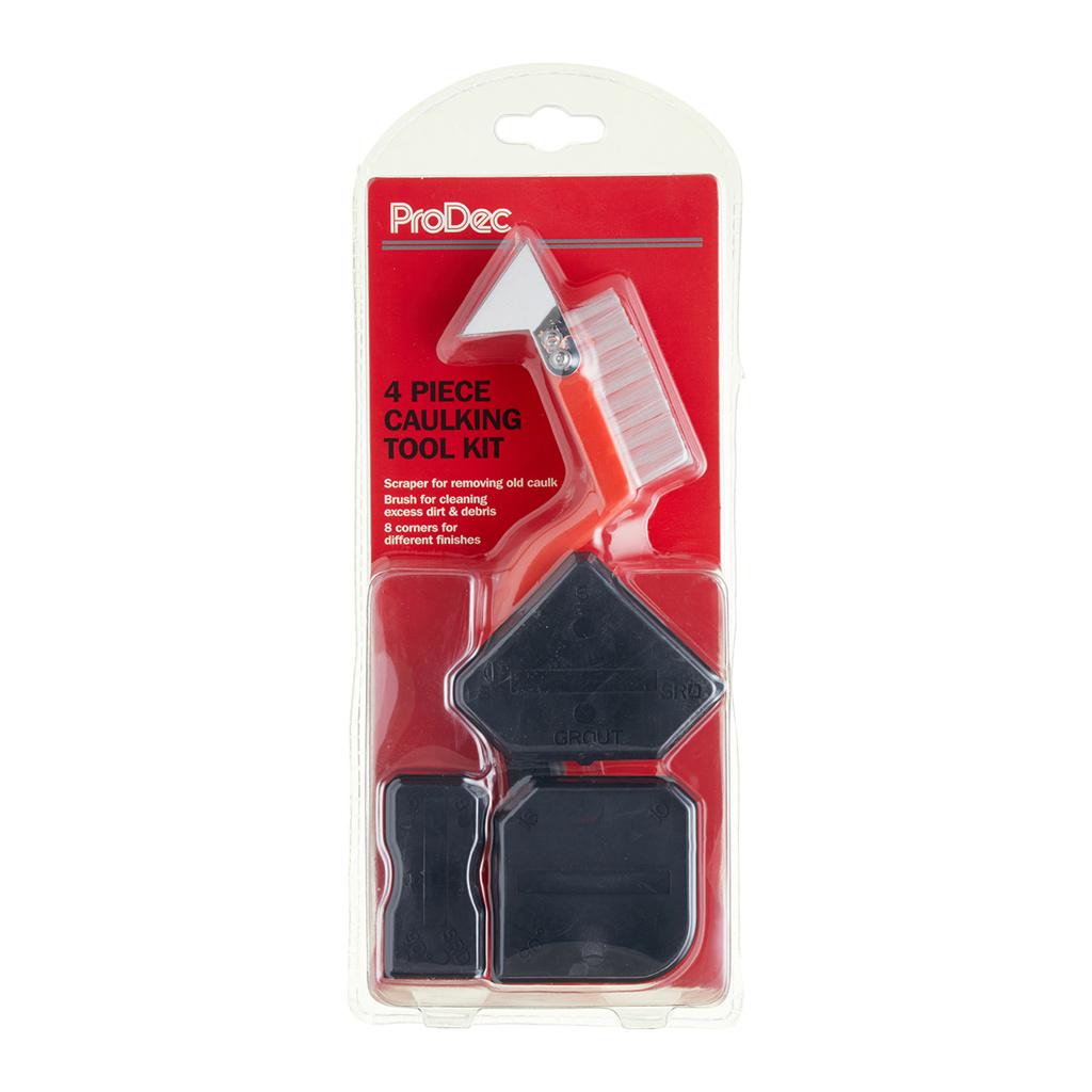 ProDec 4pc Caulking Tool Kit