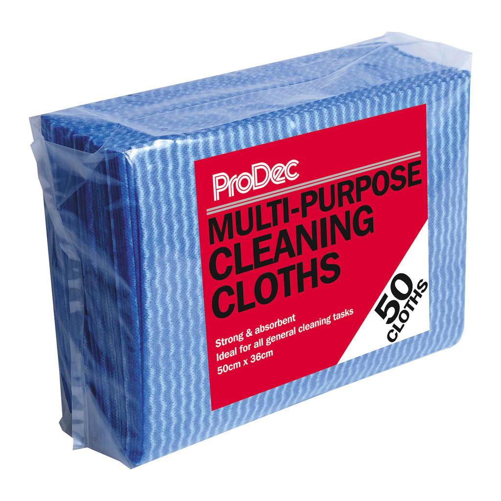 ProDec 50pk Multi Purpose Cleaning Cloths