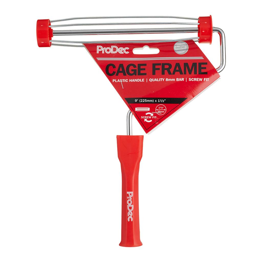 ProDec 9" x 1.5" Screw Fit Plastic Handle Cage Frame