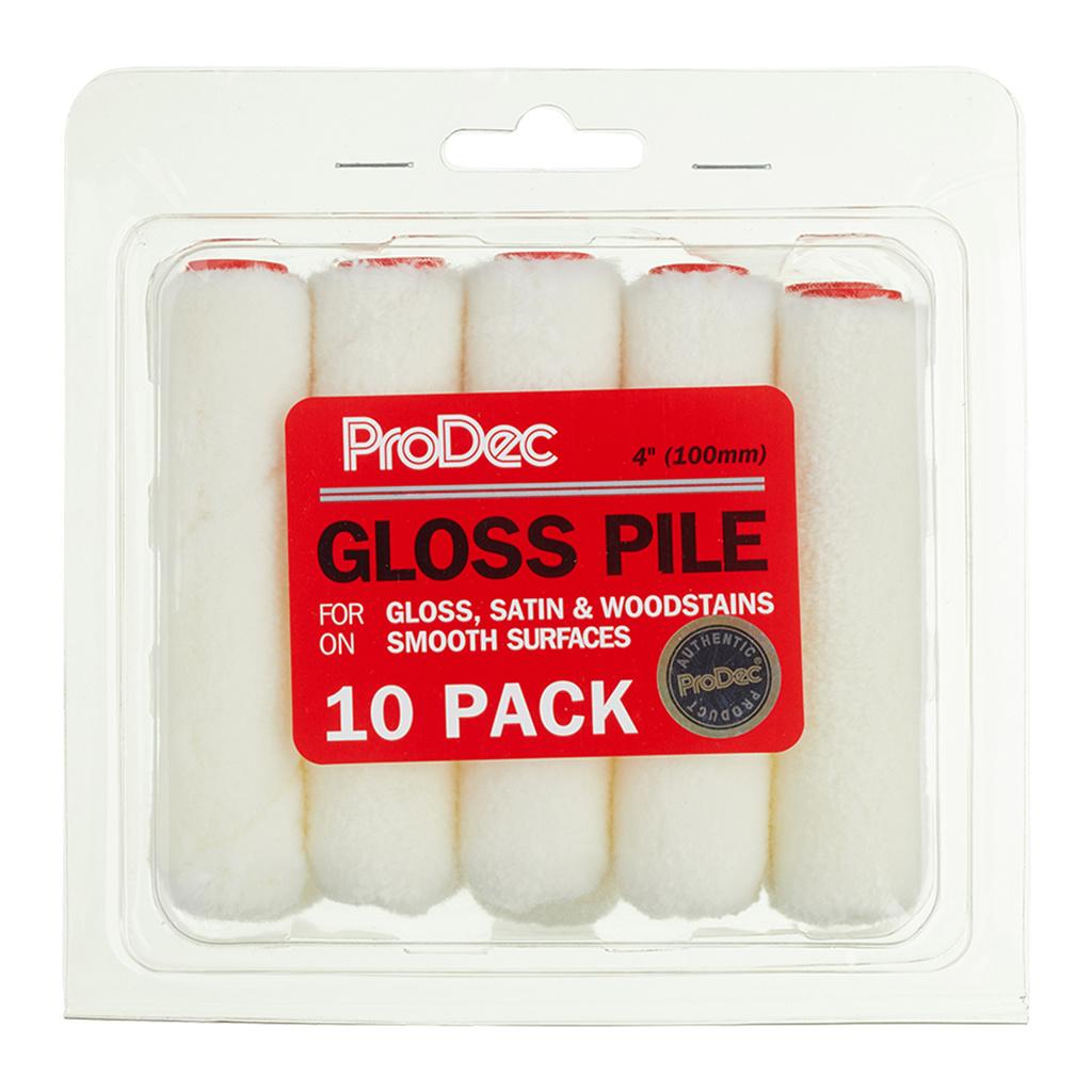 ProDec 10pk 4" Gloss Pile Mini Roller