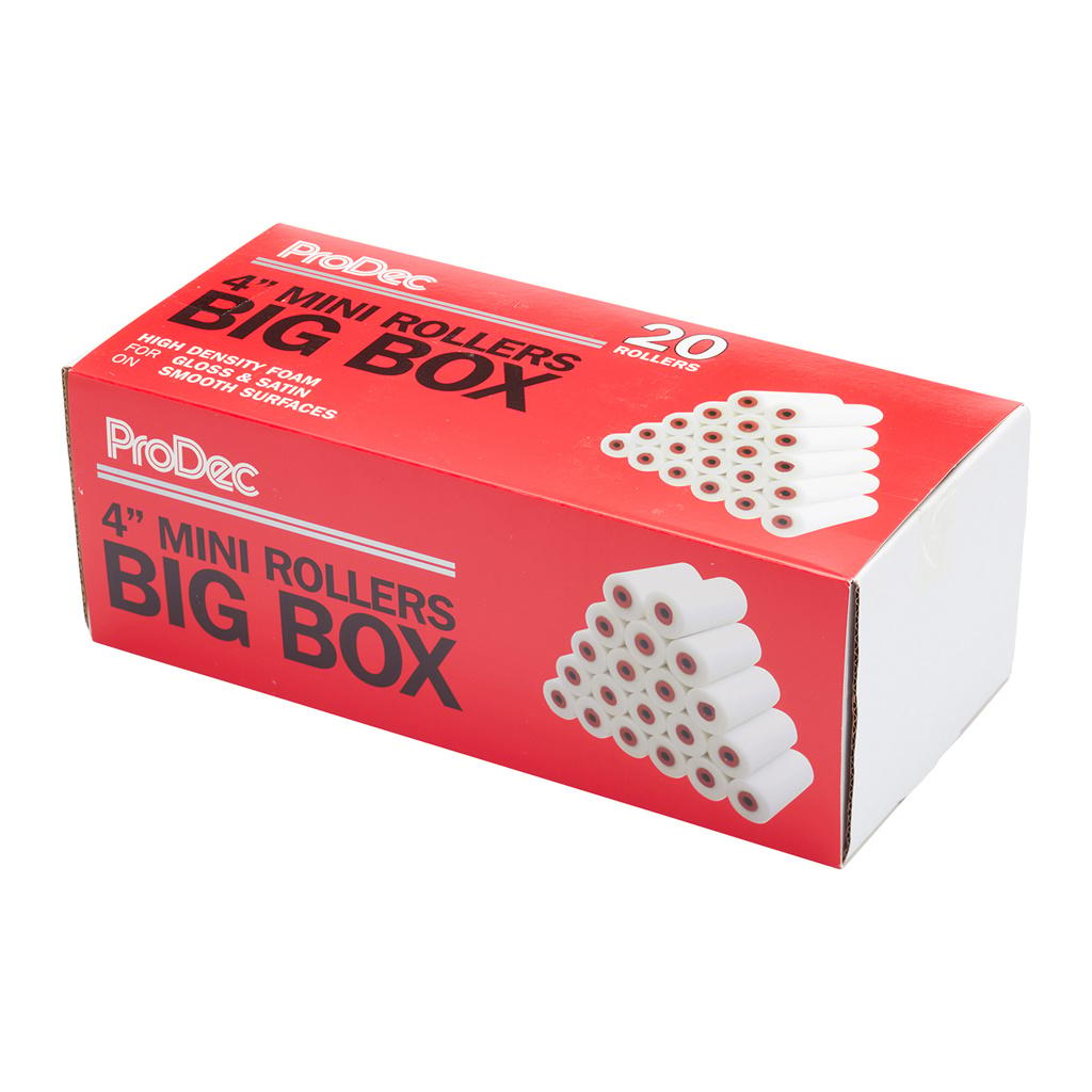 ProDec 20pk Big Box 4" HD Foam Mini Rollers